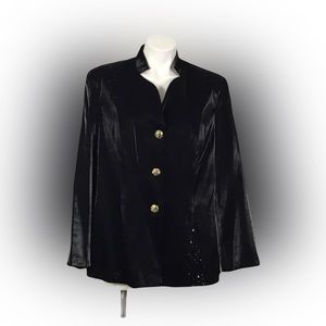 NWOT-Proverbs satin dress jacket/blazer
